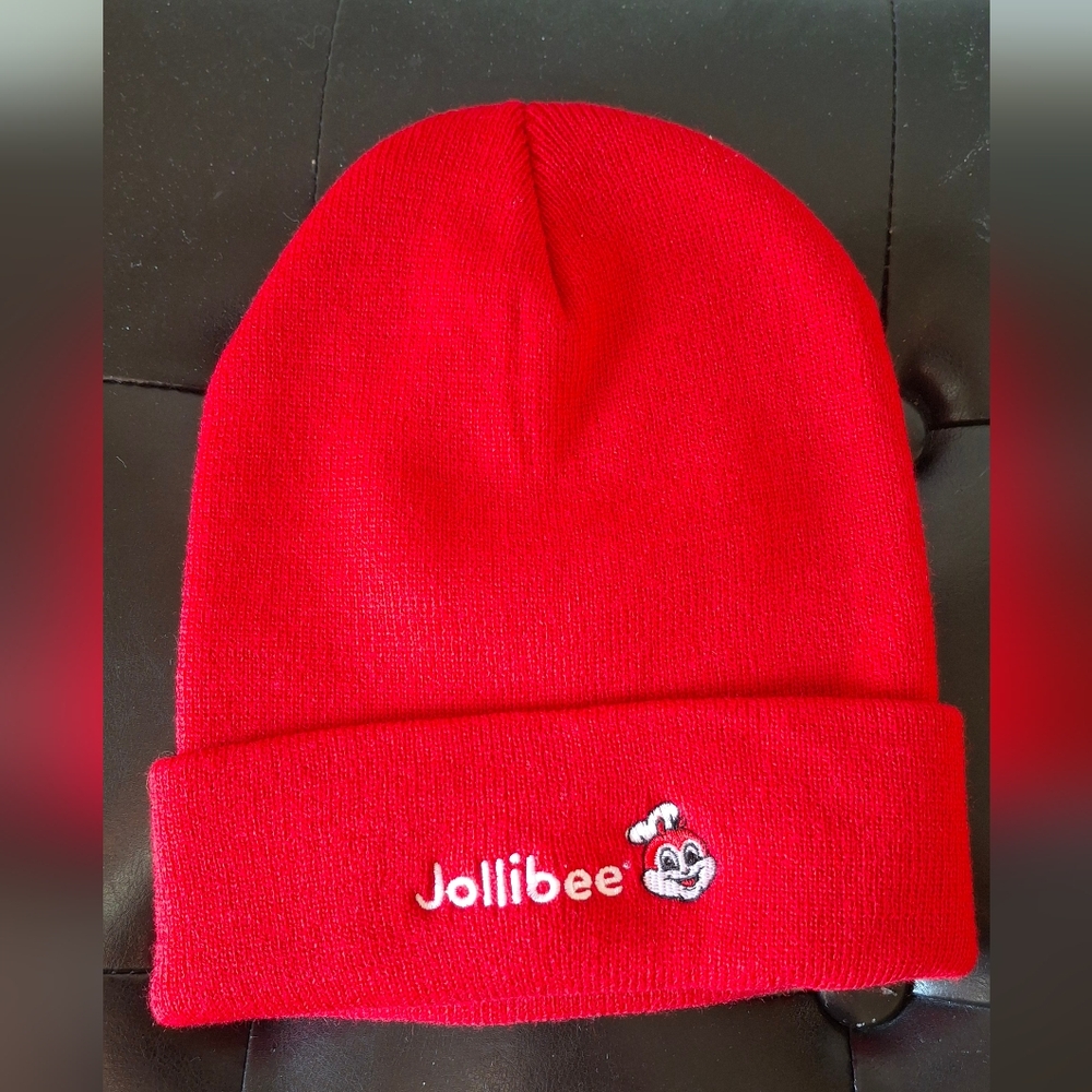 NWOT Unisex Jollibee Classic Red Beanie/Toque